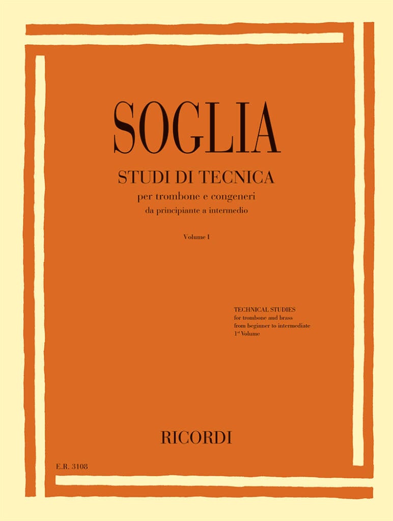 Studi di tecnica per trombone e congeneri Vol. 1